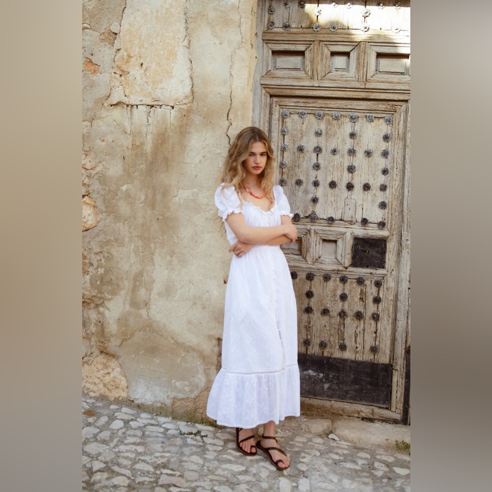 Sonmer $250 Mary Dress White